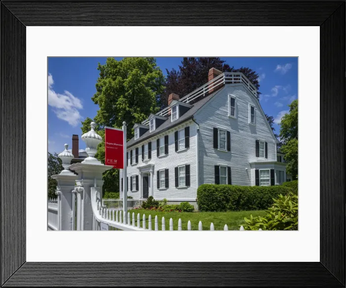 Framed Print : USA, Massachusetts, Salem, Ropes Mansion, 1727, historic home Framed Print : USA, Massachusetts, Salem, Ropes Mansion, 1727, historic home