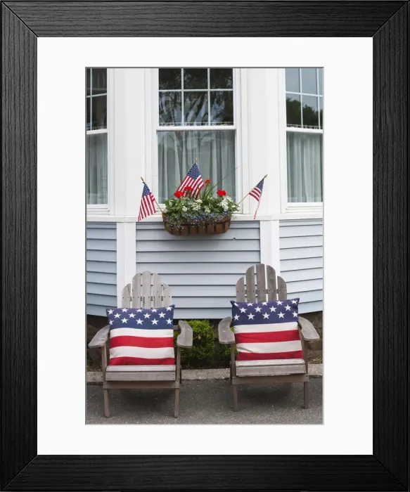 Framed Print : USA, Massachusetts, Cape Ann, Manchester by the Sea, Fourth of July Parade, US flag Framed Print : USA, Massachusetts, Cape Ann, Manchester by the Sea, Fourth of July Parade, US flag