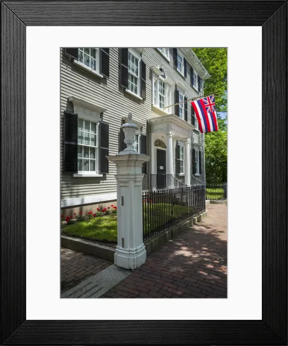 Framed Print : USA, Massachusetts, Salem, Stephen Phillips House, 1806, historic mansion Framed Print : USA, Massachusetts, Salem, Stephen Phillips House, 1806, historic mansion