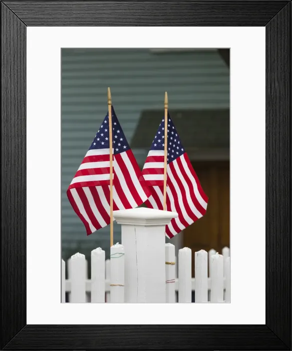 Framed Print : USA, Massachusetts, Cape Ann, Manchester by the Sea, Fourth of July Parade, US flag Framed Print : USA, Massachusetts, Cape Ann, Manchester by the Sea, Fourth of July Parade, US flag