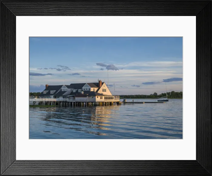 Framed Print : USA, Massachusetts, Cape Ann, Annisquam, Annisquam Yacht Club Framed Print : USA, Massachusetts, Cape Ann, Annisquam, Annisquam Yacht Club