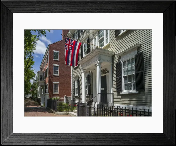 Framed Print : USA, Massachusetts, Salem, Stephen Phillips House, 1806, historic mansion Framed Print : USA, Massachusetts, Salem, Stephen Phillips House, 1806, historic mansion