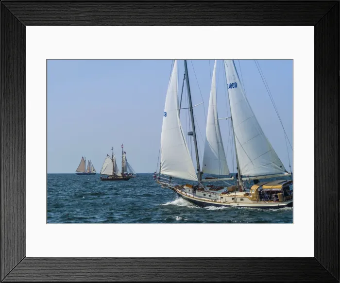 Framed Print : USA, Massachusetts, Cape Ann, Gloucester, Americas Oldest Seaport, Annual Schooner Framed Print : USA, Massachusetts, Cape Ann, Gloucester, Americas Oldest Seaport, Annual Schooner