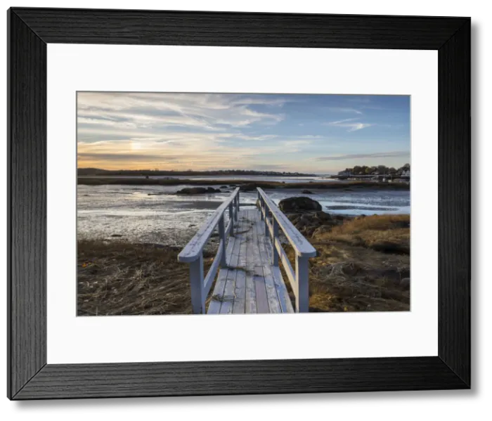Framed Print : USA, Massachusetts, Cape Ann, Gloucester, old dock on the Annisquam River Framed Print : USA, Massachusetts, Cape Ann, Gloucester, old dock on the Annisquam River