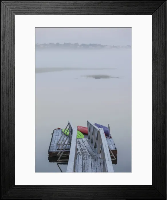 Framed Print : USA, Massachusetts, Cape Ann, Annisquam, Annisquam Harbor in summer fog Framed Print : USA, Massachusetts, Cape Ann, Annisquam, Annisquam Harbor in summer fog