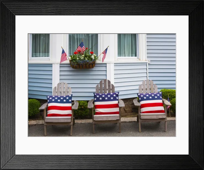 Framed Print : USA, Massachusetts, Cape Ann, Manchester by the Sea, Fourth of July Parade, US flag Framed Print : USA, Massachusetts, Cape Ann, Manchester by the Sea, Fourth of July Parade, US flag