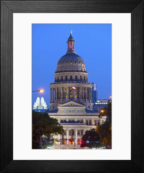 Framed Print : Texas, Austin, Texas State Capitol Building, Congress Avenue, National Register Of Framed Print : Texas, Austin, Texas State Capitol Building, Congress Avenue, National Register Of