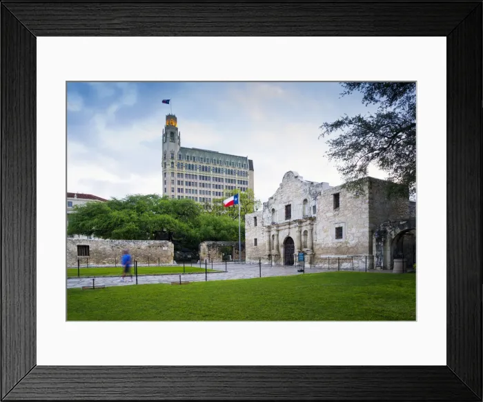 Framed Print : Texas, San Antonio, 1836 Alamo, Mission Style, 1924 Gothic Revival Medical Arts Building Framed Print : Texas, San Antonio, 1836 Alamo, Mission Style, 1924 Gothic Revival Medical Arts Building