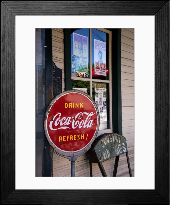 Framed Print : Texas, Gruene, General Store, Historical District, National Register Of Historic Places Framed Print : Texas, Gruene, General Store, Historical District, National Register Of Historic Places