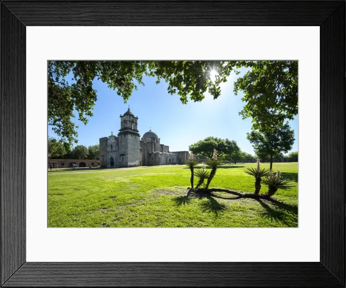Framed Print : Texas, San Antonio, Mission San Jose, Founded in 1720 By The Spanish To Spread