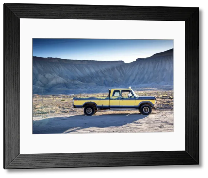 Framed Print : USA, Colorado, Mesa County, Town Of Palisade, Vintage 70s Ford 150 Ranger Truck Framed Print : USA, Colorado, Mesa County, Town Of Palisade, Vintage 70s Ford 150 Ranger Truck