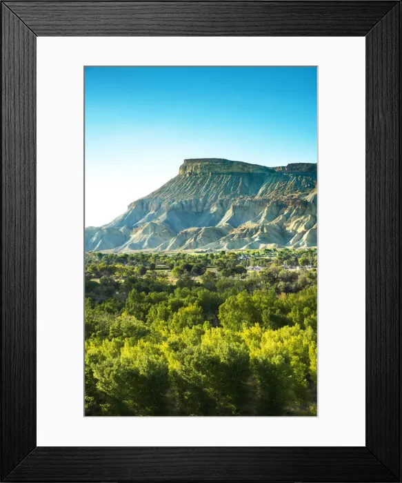 Framed Print : USA, Colorado, Mesa County, Town Of Palisade In Western Colorado, Mount Garfield Framed Print : USA, Colorado, Mesa County, Town Of Palisade In Western Colorado, Mount Garfield