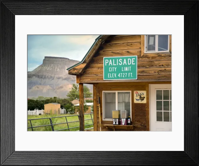 Framed Print : USA, Colorado, Mesa County, Farm In The Town Of Palisade, The Grand Valley In Western Framed Print : USA, Colorado, Mesa County, Farm In The Town Of Palisade, The Grand Valley In Western