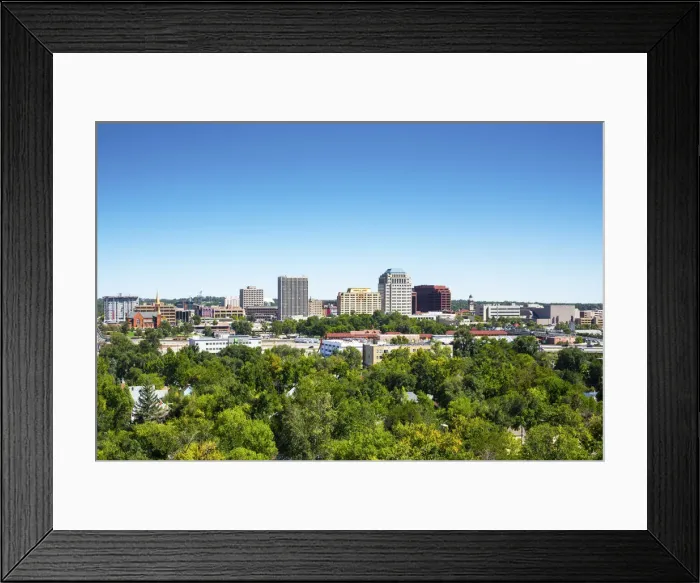 Framed Print : USA, Colorado, Colorado Springs, Skyline Framed Print : USA, Colorado, Colorado Springs, Skyline
