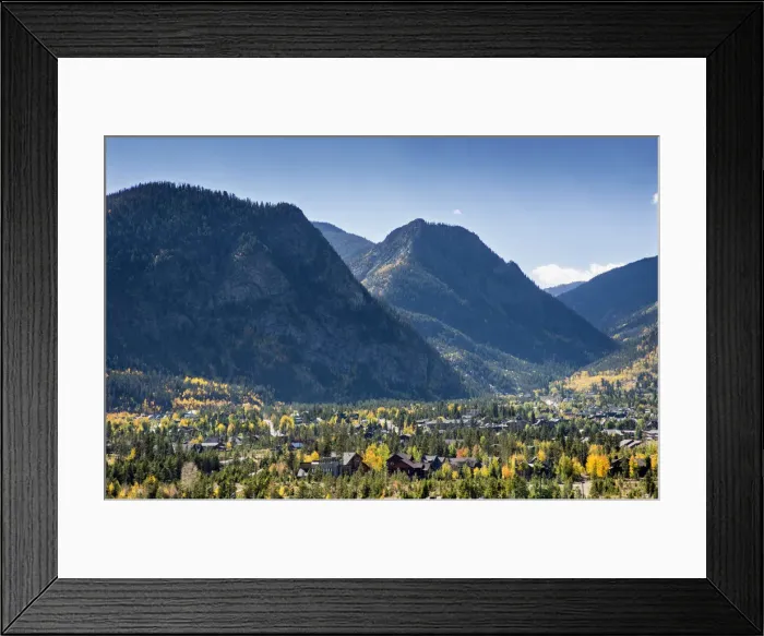 Framed Print : USA, Frisco, Colorado, Rocky Mountains, Autumn Foliage Framed Print : USA, Frisco, Colorado, Rocky Mountains, Autumn Foliage