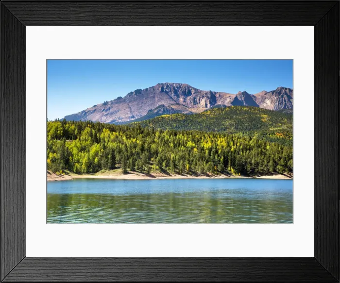 Framed Print : Colorado, Pikes Peak, National Historic Landmark, Autumn, Aspen Trees, Rocky Mountains Framed Print : Colorado, Pikes Peak, National Historic Landmark, Autumn, Aspen Trees, Rocky Mountains