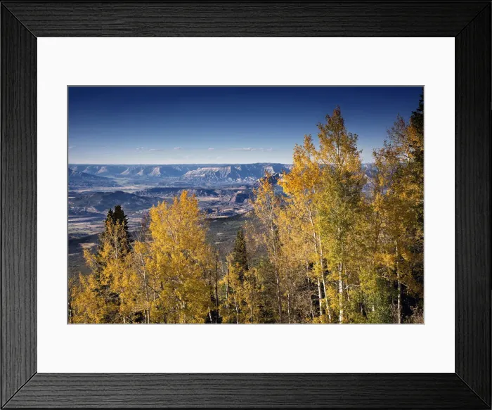 Framed Print : Mesa County In Western Colorado, Canyons Of Plateau Creek And De Beque Canyon, Desert