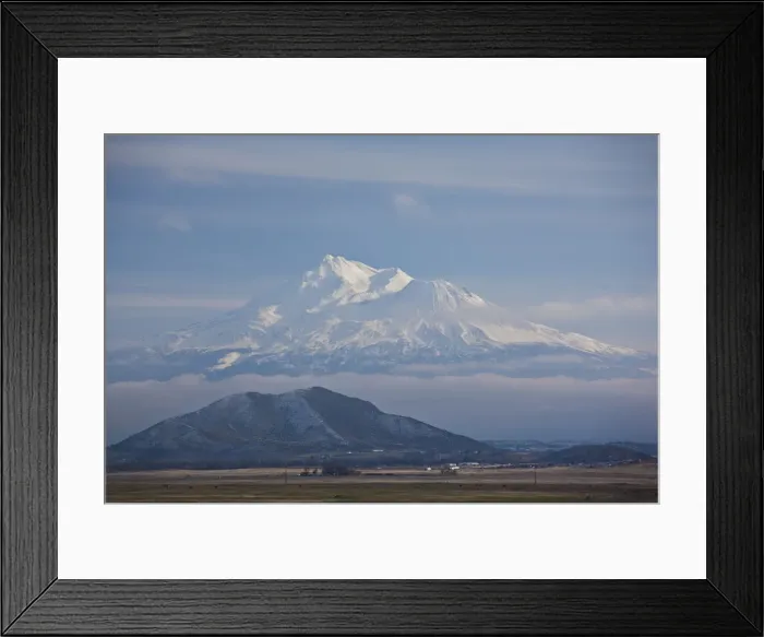 Framed Print : USA, California, Northern California, Northern Mountains, Grenada, view of Mt. Shasta Framed Print : USA, California, Northern California, Northern Mountains, Grenada, view of Mt. Shasta