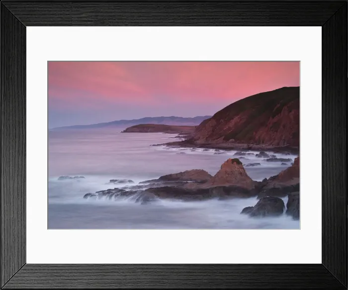 Framed Print : USA, California, Northern California, North Coast, Bodega Bay, Bodega Head, dawn
