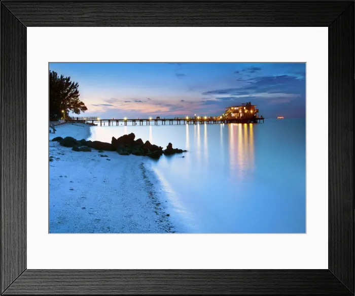 Framed Print : Florida, Anna Maria Island, Rod & Reel Pier, Manatee County, Tampa Bay, Gulf Of Mexico Framed Print : Florida, Anna Maria Island, Rod & Reel Pier, Manatee County, Tampa Bay, Gulf Of Mexico