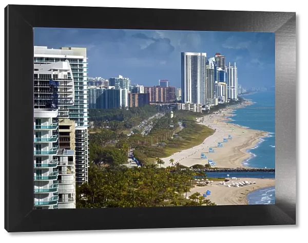 Florida, North Miami Beach, Bal Harbour Beach, Haulover Inlet Seperates Miami Beach