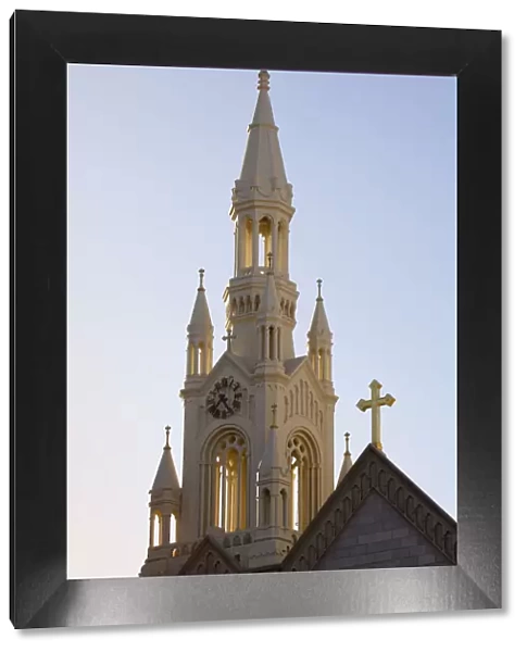 Saint Peter and Paul Church, Detail, Washington Square, San Francisco, California, USA