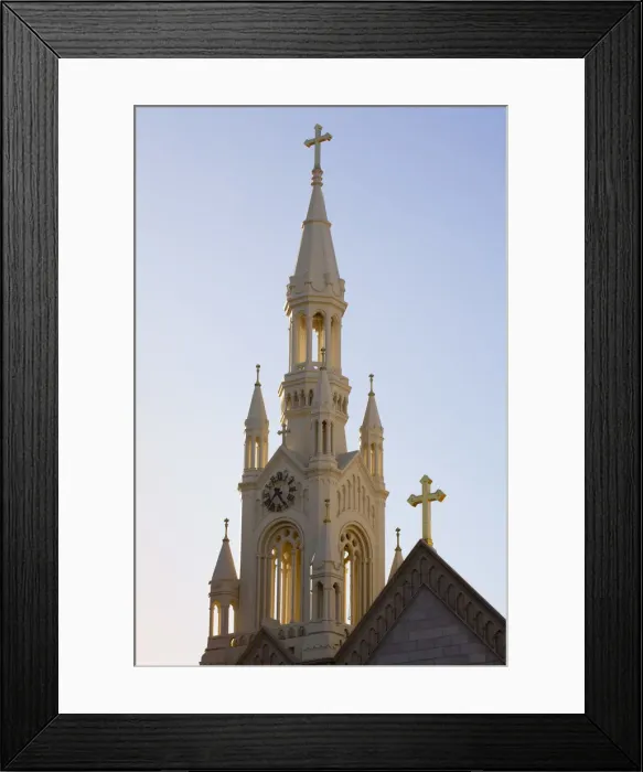 Framed Print : Saint Peter and Paul Church, Detail, Washington Square, San Francisco, California, USA Framed Print : Saint Peter and Paul Church, Detail, Washington Square, San Francisco, California, USA