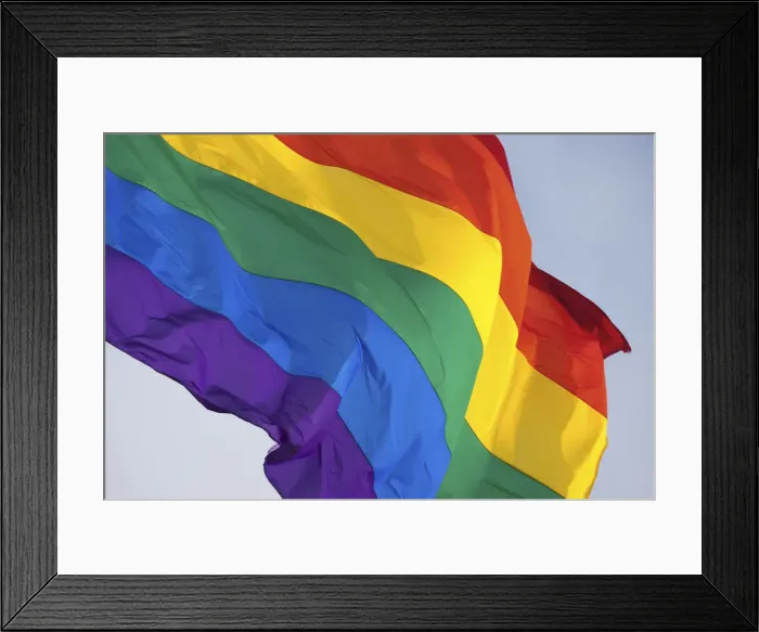 Framed Print : USA, California, San Francisco, Castro Street, Gay flag Framed Print : USA, California, San Francisco, Castro Street, Gay flag