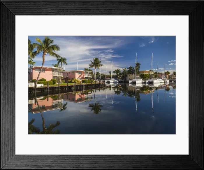 Framed Print : USA, Florida, Fort Lauderdale, yachts along canal off Las Olas Boulevard Framed Print : USA, Florida, Fort Lauderdale, yachts along canal off Las Olas Boulevard
