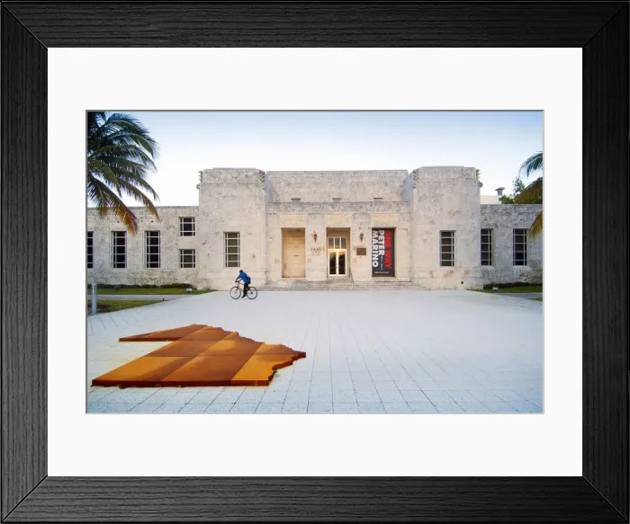 Framed Print : Florida, Miami Beach, Bass Museum Of Art, Contemporary Art