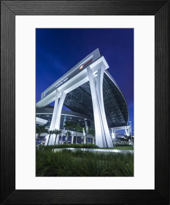 Framed Print : USA, Florida, Miami, New Marlins Ballpark, baseball stadium Framed Print : USA, Florida, Miami, New Marlins Ballpark, baseball stadium