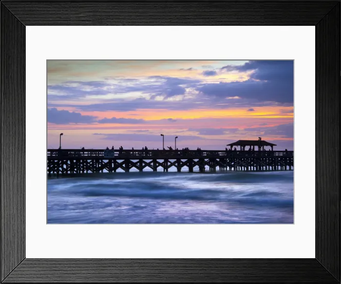 Framed Print : Myrtle Beach, Second Avenue Pier, Grand Strand, South Carolina Framed Print : Myrtle Beach, Second Avenue Pier, Grand Strand, South Carolina