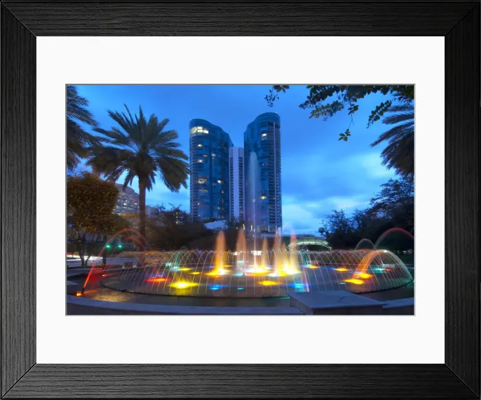 Framed Print : Florida, Fort Lauderdale, Bubier Park Fountain, Huizenga Park, Las Olas Boulevard Framed Print : Florida, Fort Lauderdale, Bubier Park Fountain, Huizenga Park, Las Olas Boulevard