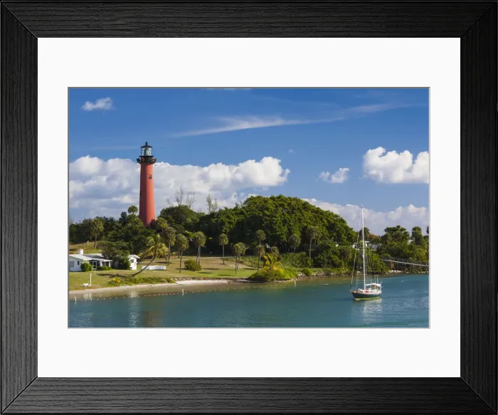 Framed Print : USA, Florida, Jupiter, Jupiter Inlet Lighthouse Framed Print : USA, Florida, Jupiter, Jupiter Inlet Lighthouse