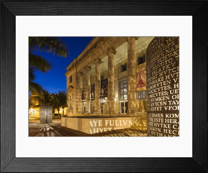 Framed Print : USA, Florida, Gulf Coast, Fort Myers, Davis Art Center Framed Print : USA, Florida, Gulf Coast, Fort Myers, Davis Art Center