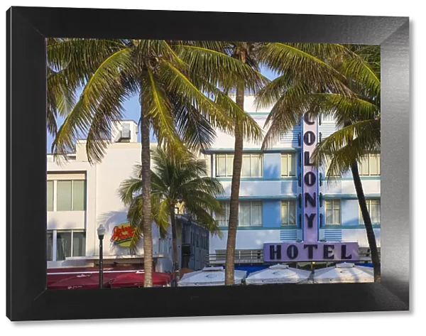 U. S. A, Miami, Miami Beach, South Beach, Ocean drive, The Colony Art Deco Hotel