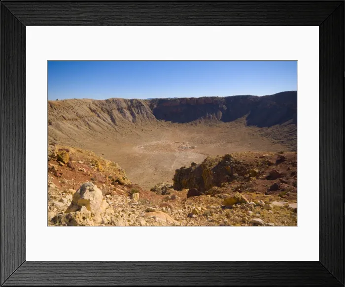 Framed Print : USA, Arizona, Barringer Meteorite Crater Framed Print : USA, Arizona, Barringer Meteorite Crater