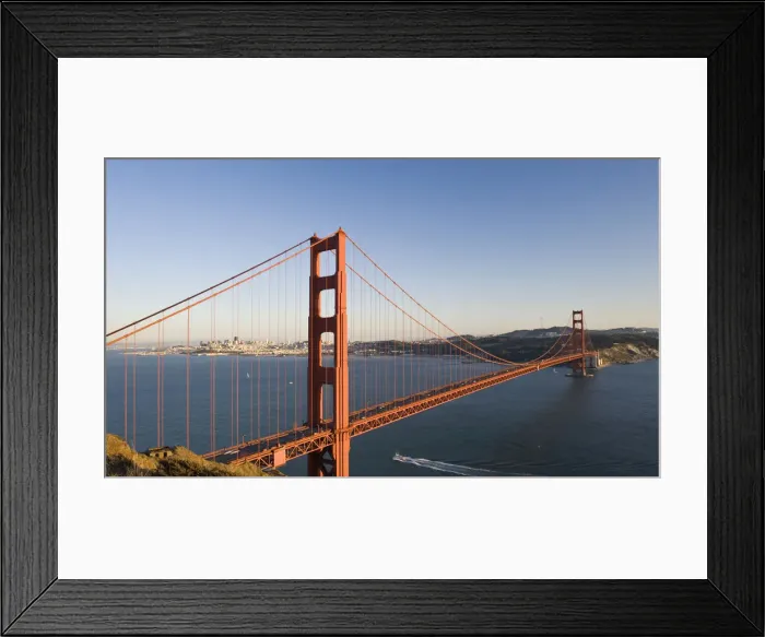 Framed Print : USA, California, San Francisco, Golden Gate Bridge