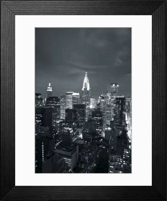 Framed Print : Chrysler Building & Midtown Manhattan Skyline, New York City, USA Framed Print : Chrysler Building & Midtown Manhattan Skyline, New York City, USA