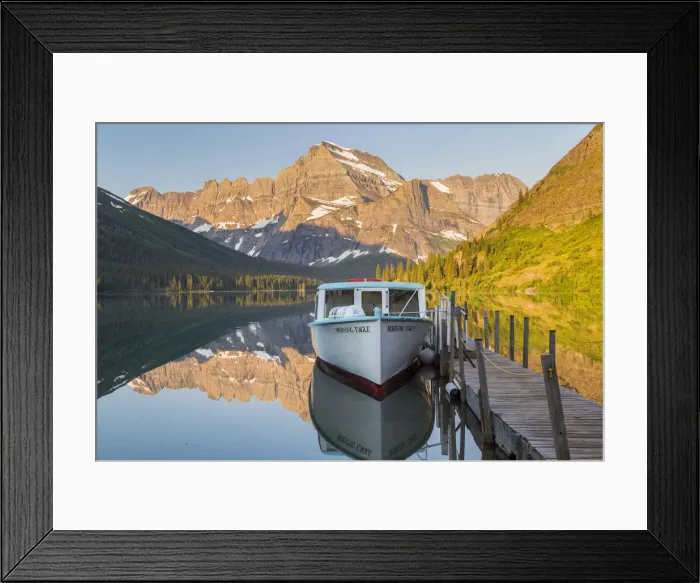 Framed Print : Lake Josephine, Many Glaciers area, Glacier National Park, Montana Framed Print : Lake Josephine, Many Glaciers area, Glacier National Park, Montana