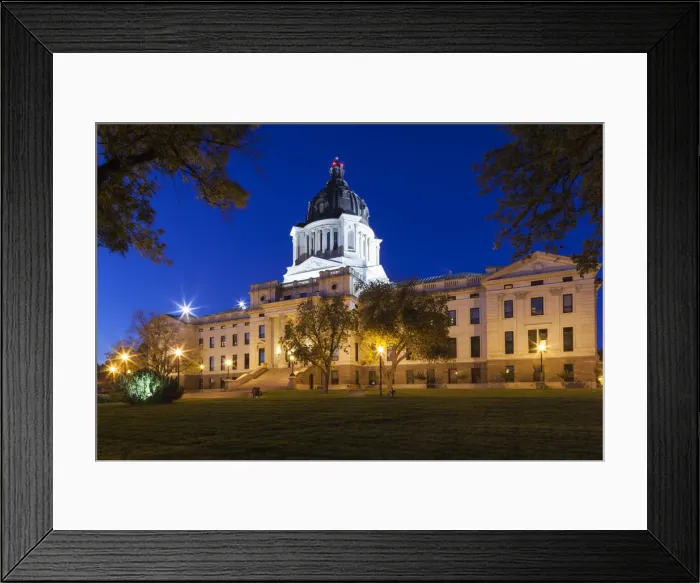 Framed Print : USA, South Dakota, Pierre, South Dakota State Capitol Framed Print : USA, South Dakota, Pierre, South Dakota State Capitol