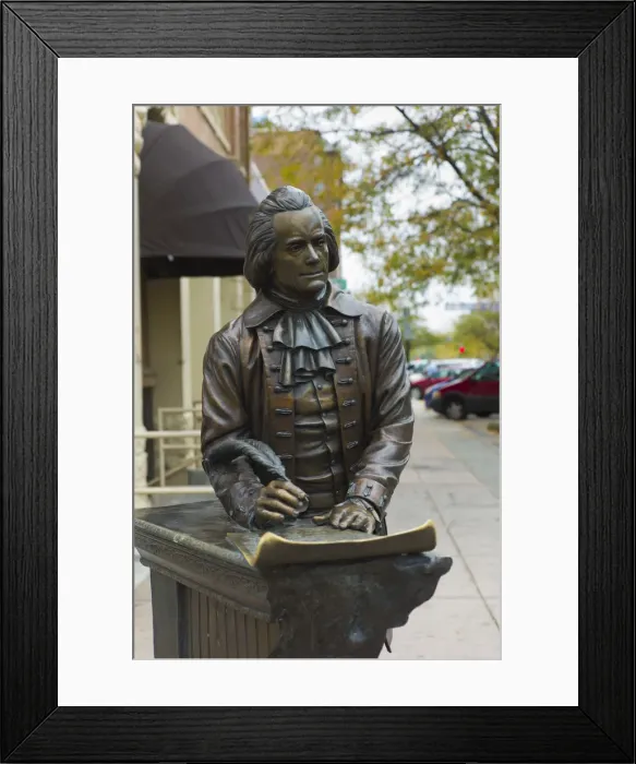 Framed Print : USA, South Dakota, Rapid City, City of Presidents sculptures, President Thomas Jefferson Framed Print : USA, South Dakota, Rapid City, City of Presidents sculptures, President Thomas Jefferson
