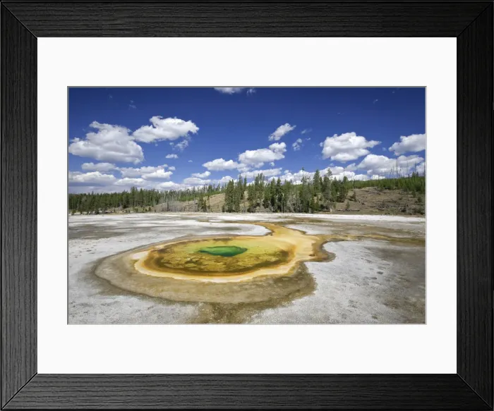 Framed Print : Beauty Pool, Yellowstone National Park, Wyoming, USA