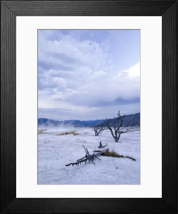 Framed Print : Travertine Terraces, Mammoth Hot Springs, Yellowstone National Park, Wyoming, USA Framed Print : Travertine Terraces, Mammoth Hot Springs, Yellowstone National Park, Wyoming, USA