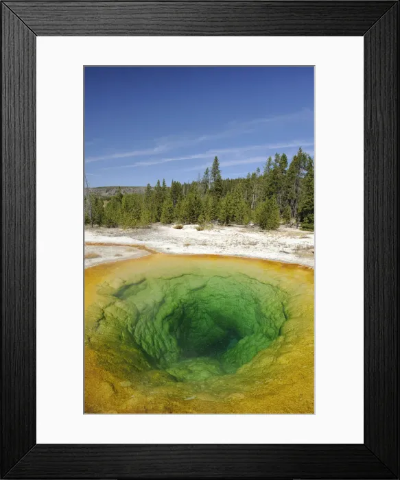 Framed Print : Morning Glory Pool, Yellowstone National Park, Wyoming, USA Framed Print : Morning Glory Pool, Yellowstone National Park, Wyoming, USA