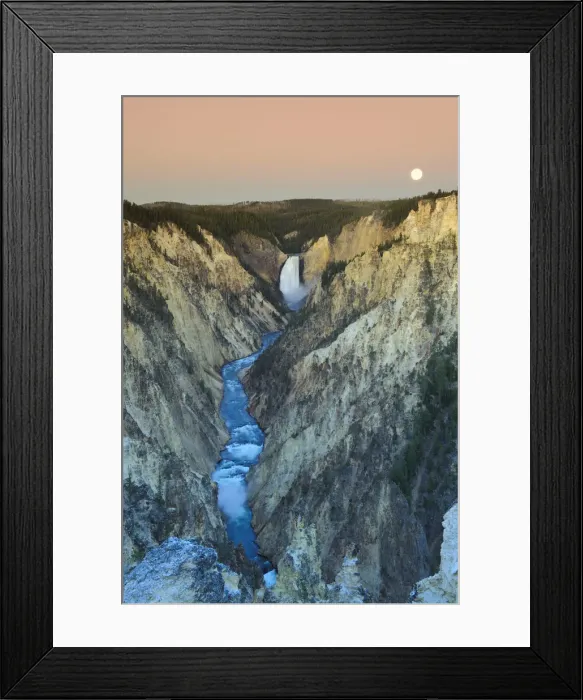 Framed Print : Grand Canyon of the Yellowstone and Yellowstone Falls, Yellowstone National Park, Wyoming Framed Print : Grand Canyon of the Yellowstone and Yellowstone Falls, Yellowstone National Park, Wyoming