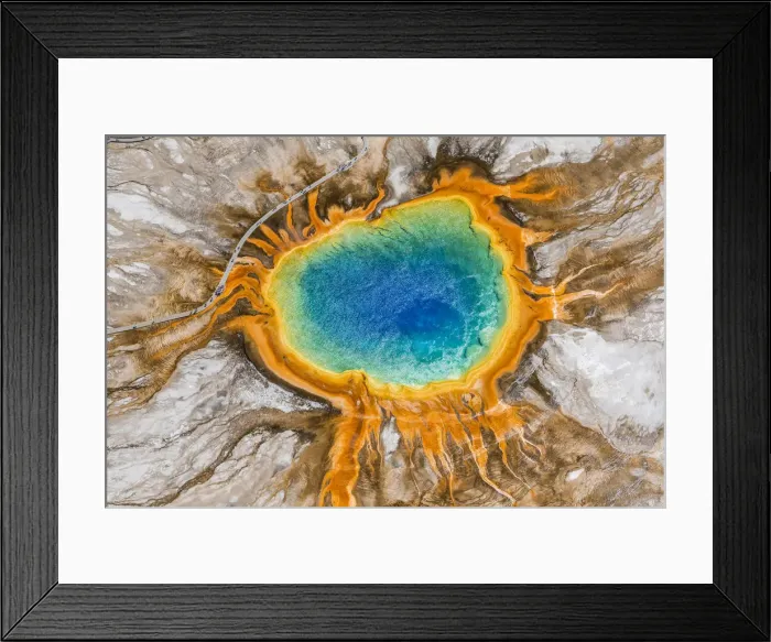 Framed Print : Grand Prismatic Spring, Midway Geyser Basin, Yellowstone National Park, Wyoming, USA Framed Print : Grand Prismatic Spring, Midway Geyser Basin, Yellowstone National Park, Wyoming, USA