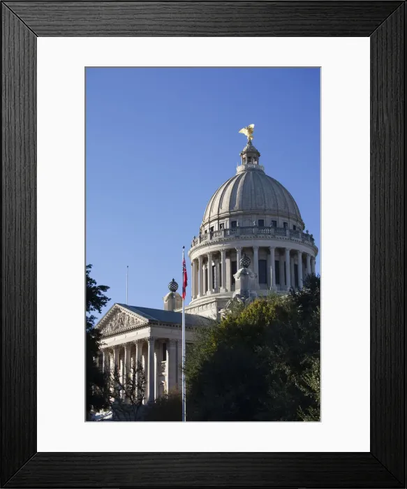 Framed Print : USA, Mississippi, Jackson, Mississippi State Capitol, exterior Framed Print : USA, Mississippi, Jackson, Mississippi State Capitol, exterior