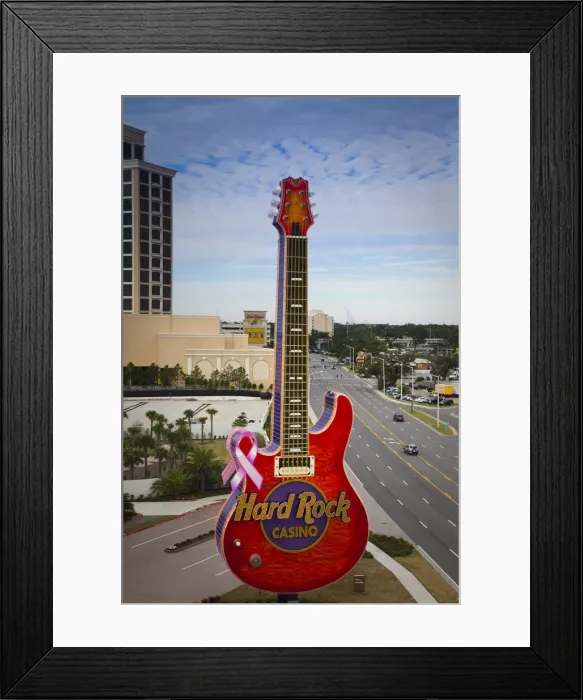 Framed Print : USA, Mississippi, Biloxi, Hard Rock and Beau Rivage Casinos, high angle view, Beach Framed Print : USA, Mississippi, Biloxi, Hard Rock and Beau Rivage Casinos, high angle view, Beach