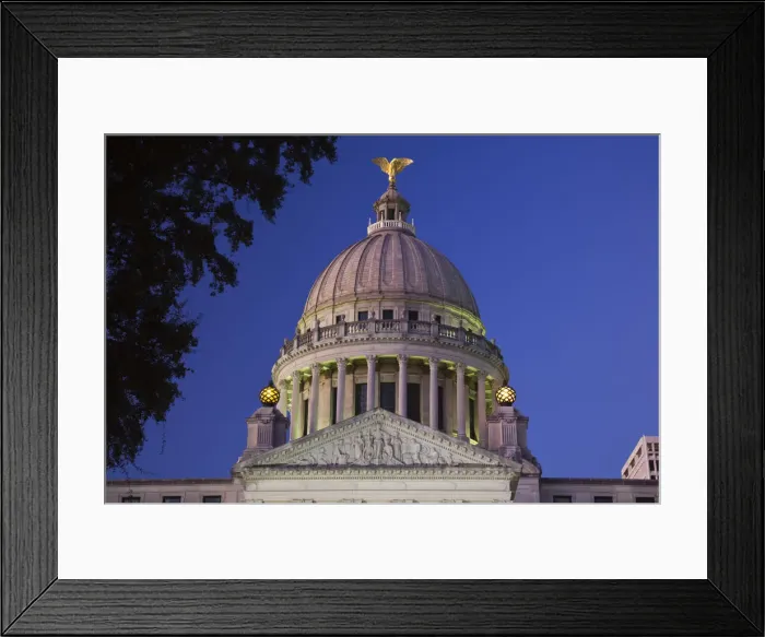 Framed Print : USA, Mississippi, Jackson, Mississippi State Capitol Framed Print : USA, Mississippi, Jackson, Mississippi State Capitol